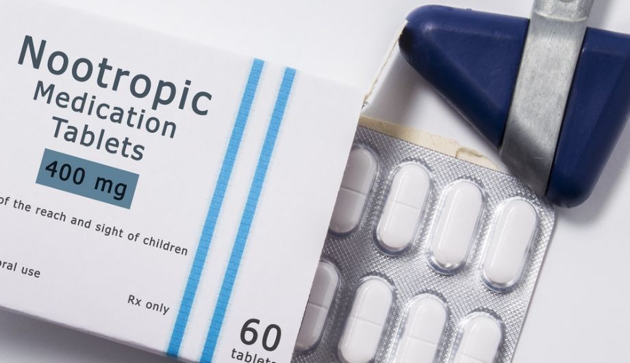 Nootropic drug box of medication