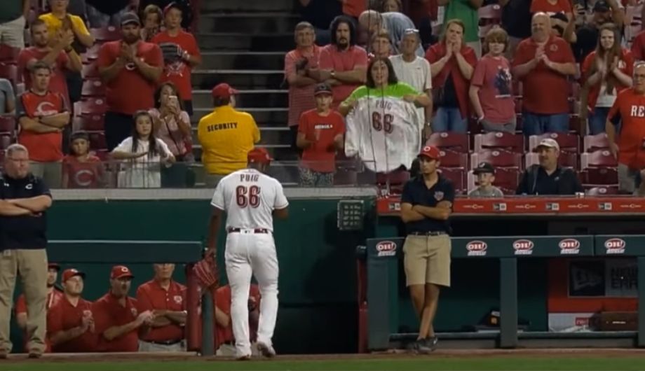 Puig leaving field after defeat against Pirates