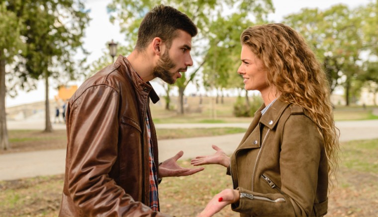 Relationship Anxiety Couple Fighting