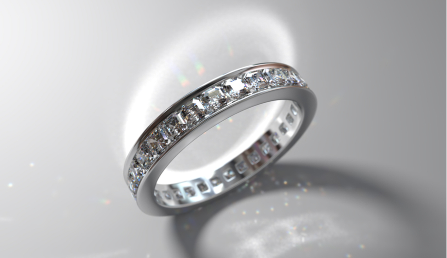 Channel Setting Engangement Rings Style