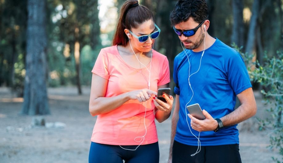 couple listening to music