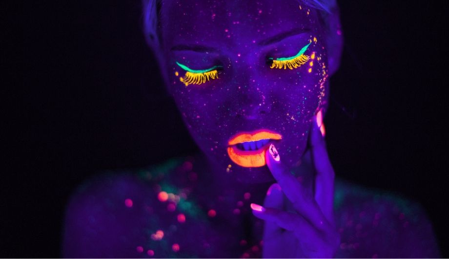 face painting at festival