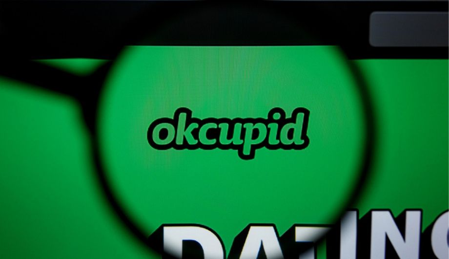 llustrative Editorial of OKCUPID website homepage