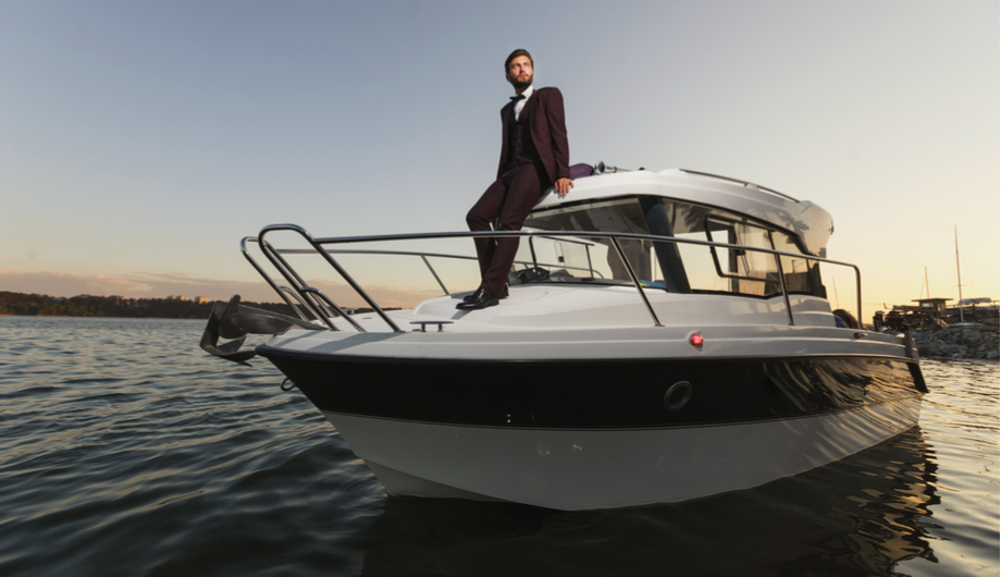 Man Succesful Yacht Rich