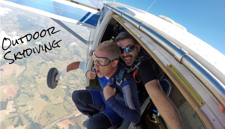 Outdoor Skydiving Extreme Sport
